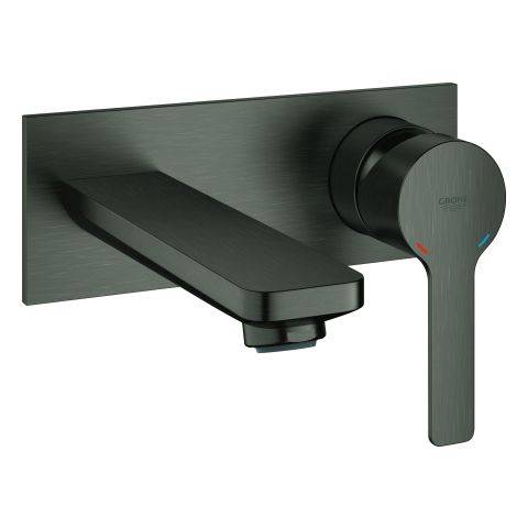GROHE Lineare 2-Loch-Waschtischbatterie für Wandmontage, Ausladung 149mm