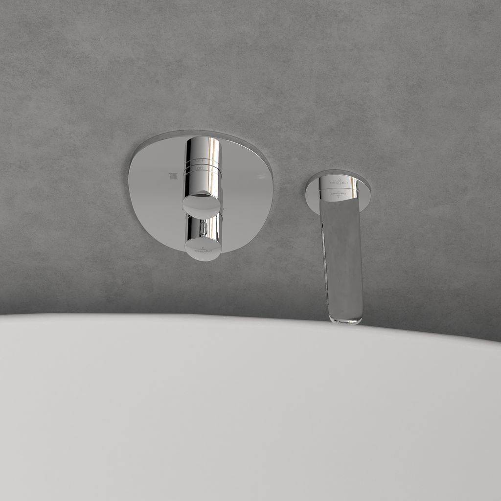Antao flush-mounted thermostat with one-way flow control