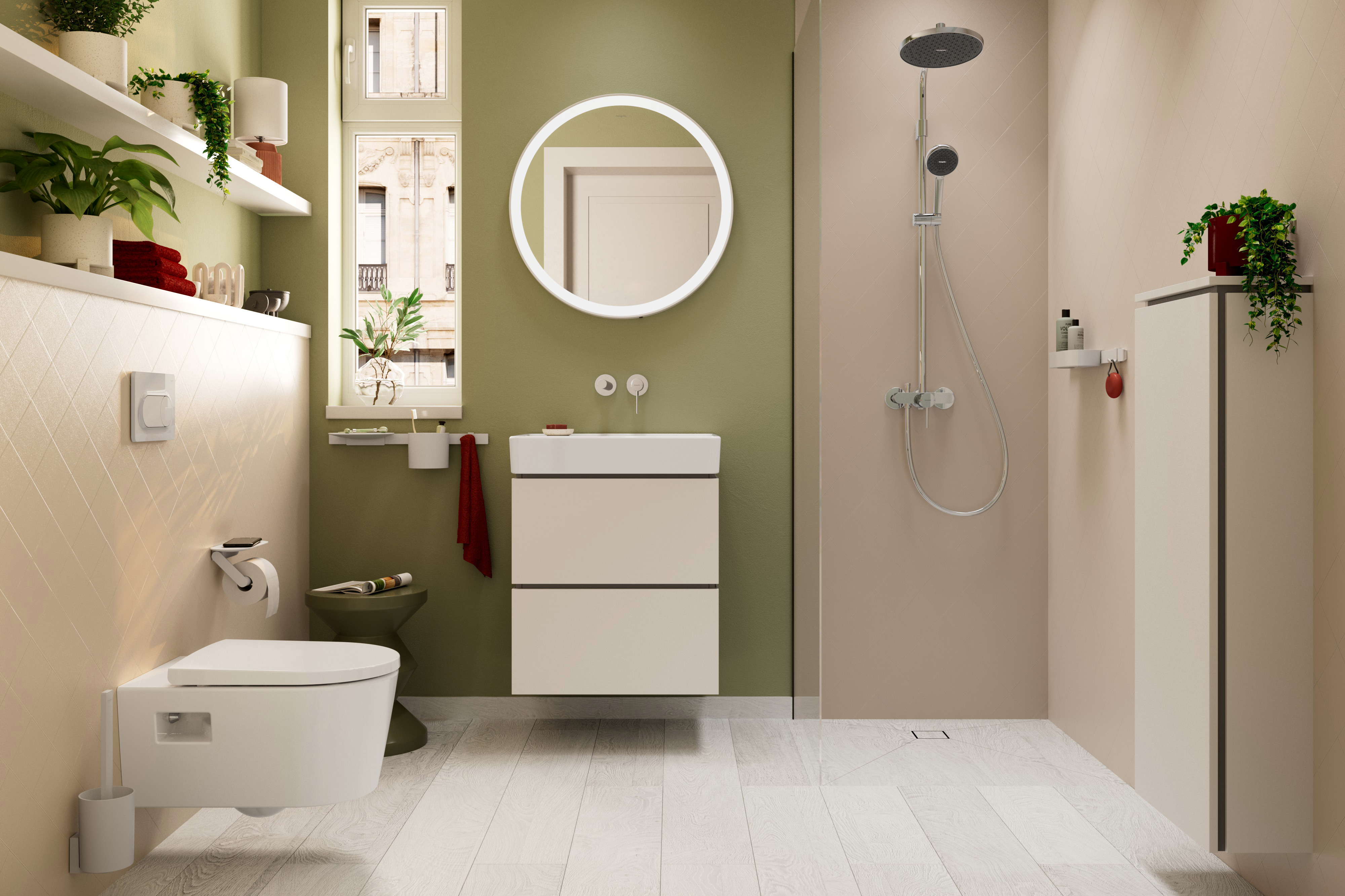 Activera S Duschsystem 240 1 Strahlart wassersparend  mit Einhebelmischer Varia