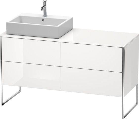 Duravit XSquare Waschtischunterbau bodenstehend XS4923, 4 Auszüge, 1400 x 548mm