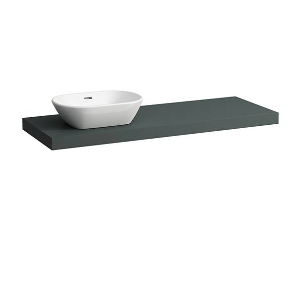 LAUFEN Lani Waschtischplatte 1370mm, mit Ausschnitt