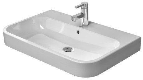 Duravit Happy D.2 Möbelwaschtisch geschliffen 600 x 505mm mit Hahnloch