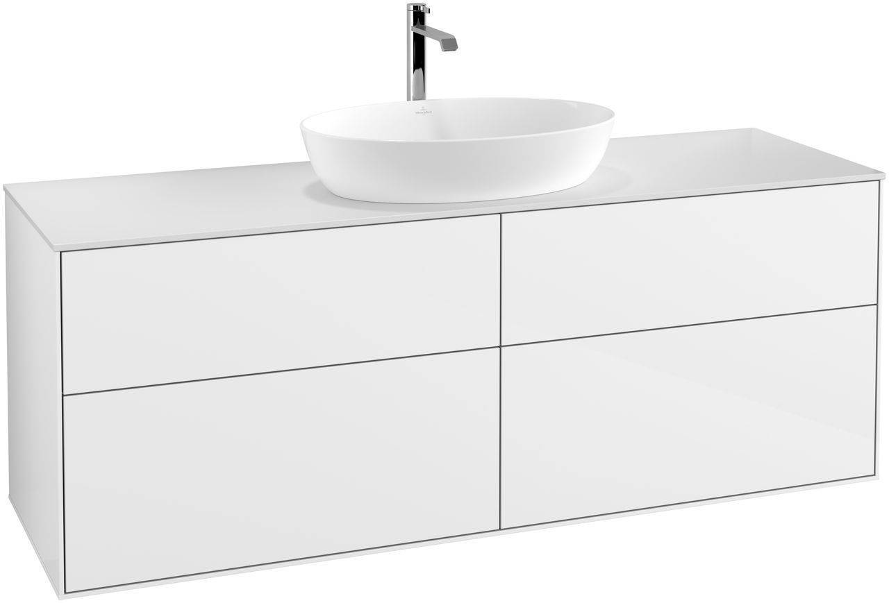 Villeroy & Boch Finion Waschtischunterschrank 1600 x 603 x 501mm, Abdeckplatte weiß matt