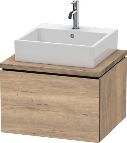 Duravit L-cube Waschtischunterbau für Konsole LC 5810, 1 Auszug, 620 x 547mm