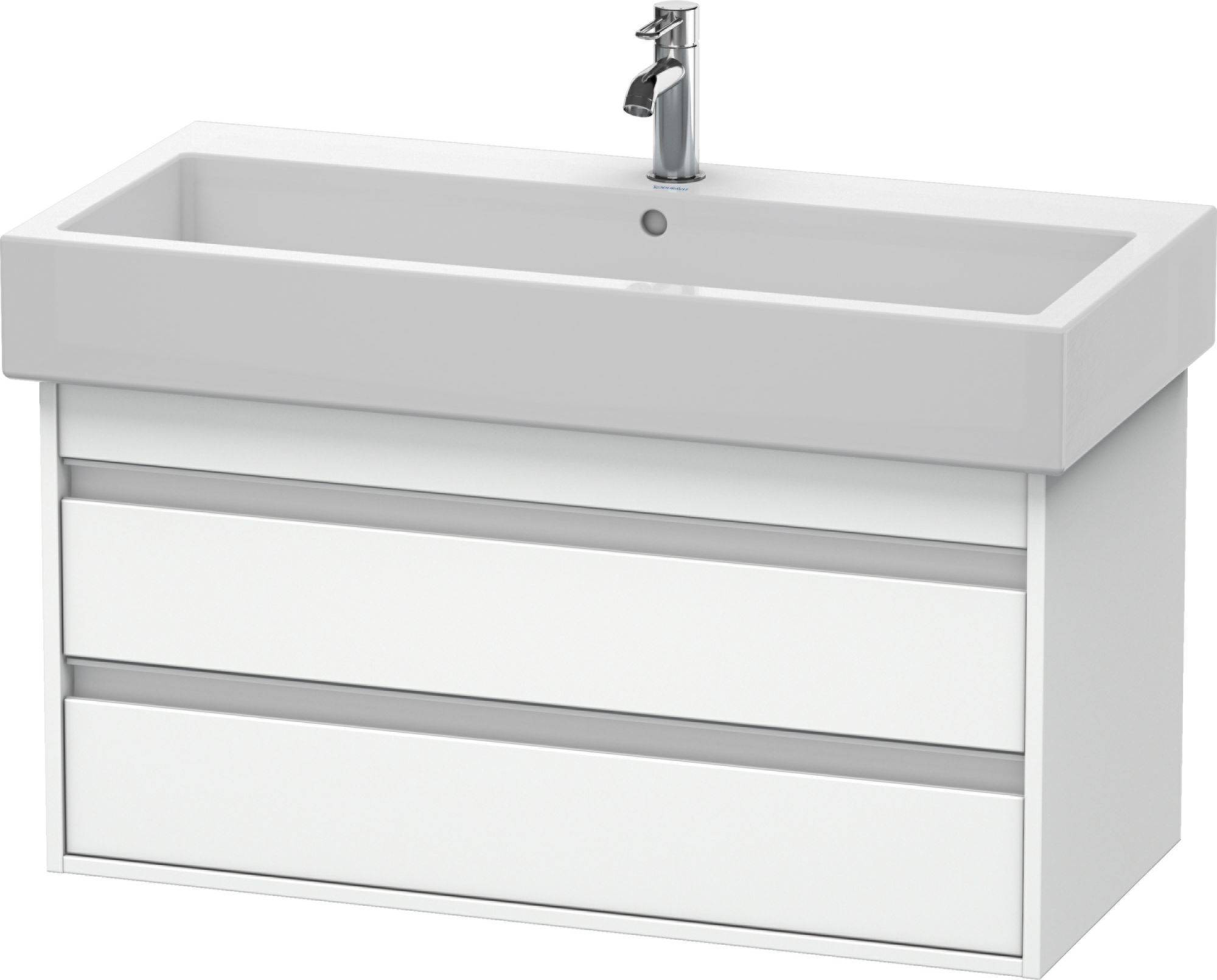 Duravit Ketho Waschtischunterbau wandhängend KT6638 für Vero Waschtisch