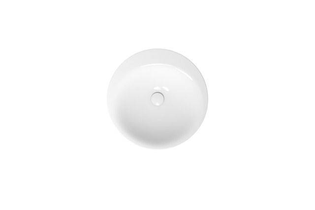 Lux-Oval Einbau-Waschtisch 50x50cm