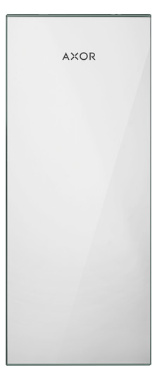 Moderner weißer AXOR Heizkörper mit Glasfront