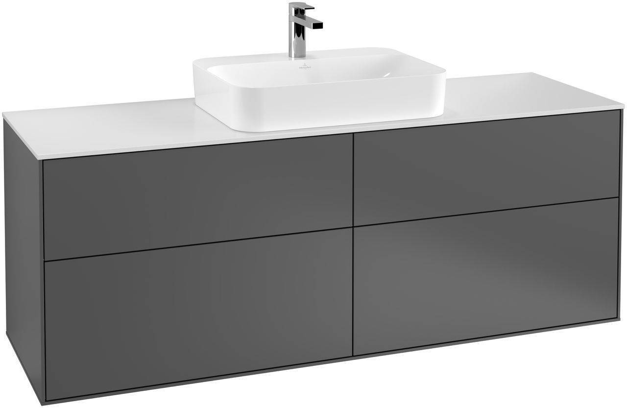 Villeroy & Boch Finion Waschtischunterschrank 1600 x 603 x 501mm, Abdeckplatte weiß matt