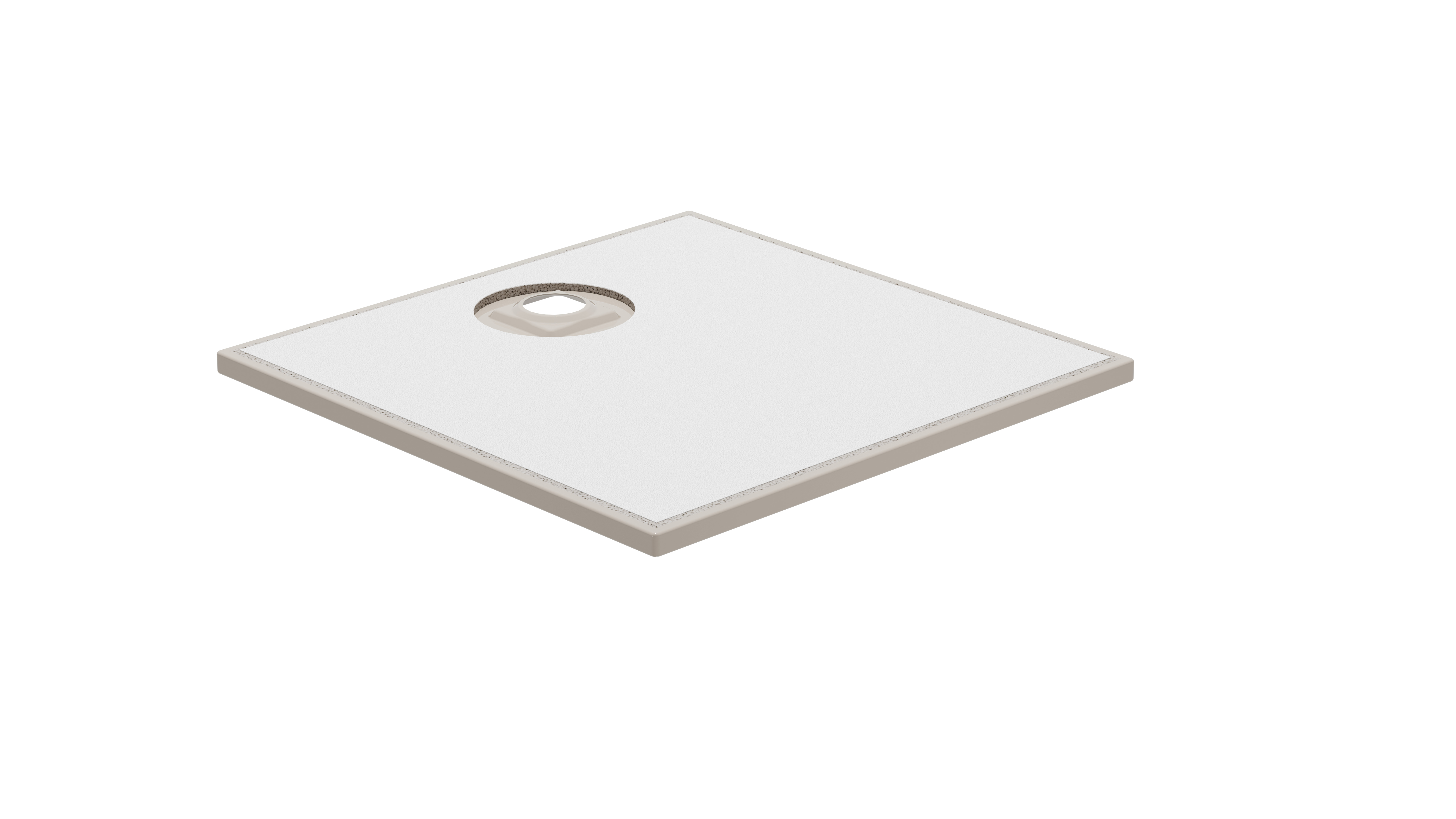 Aluvia Rechteck-Duschfläche Modell 3253 900 x 900 x 20mm