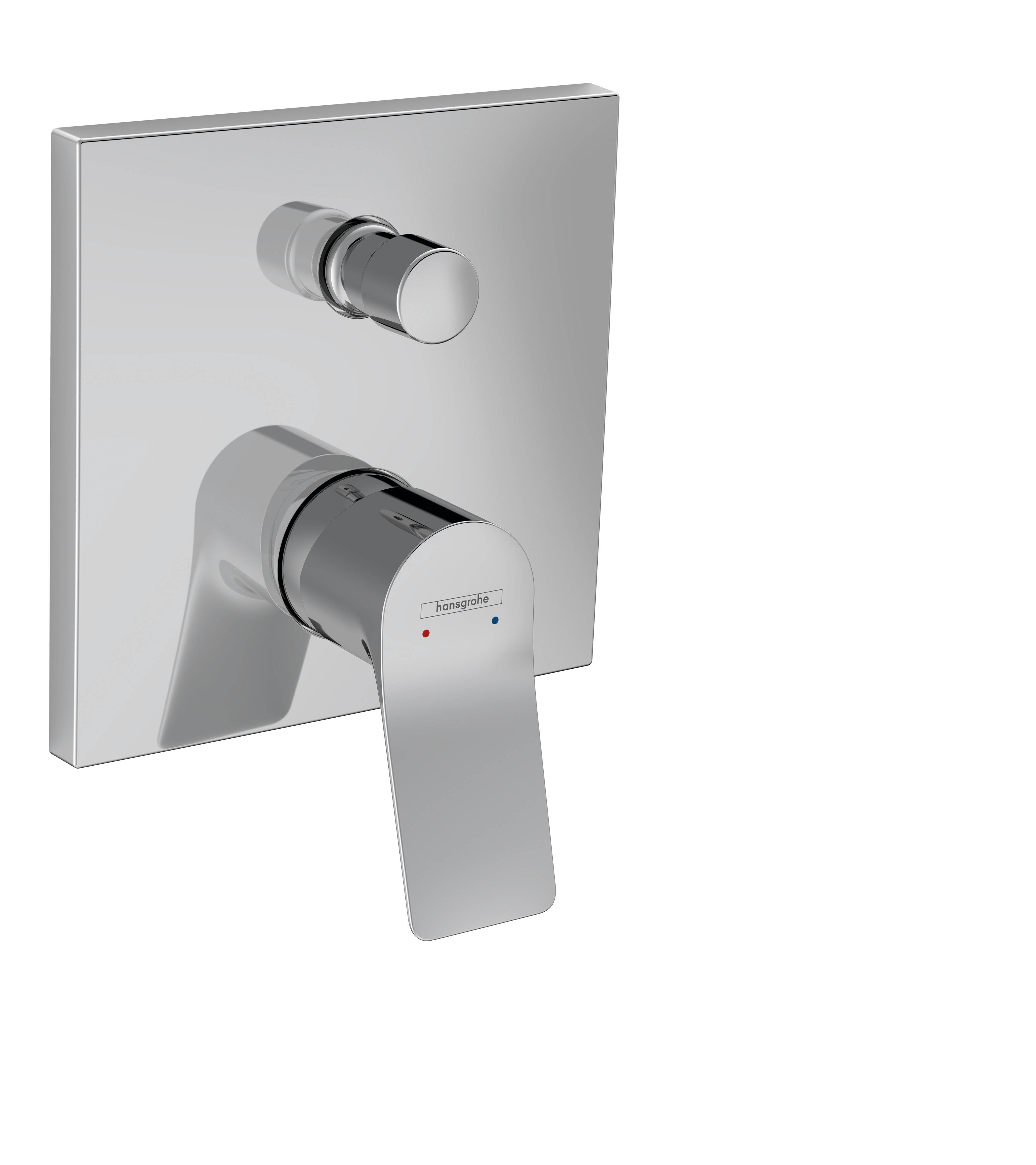 Hansgrohe Vivenis Einhebel-Wannenmischer Unterputz mit integrierter Sicherungskombination nach EN1717