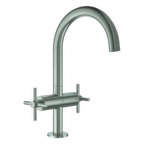 Atrio Waschtisch-Einlochbatterie supersteel