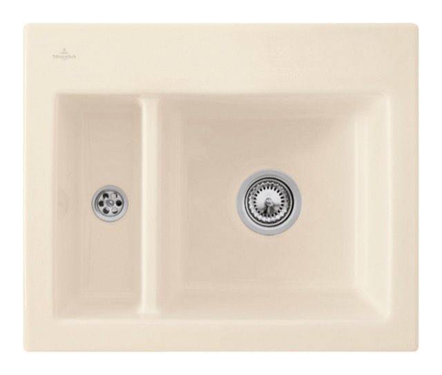 Villeroy & Boch Subway 60 XM Flat Küchenspüle, mit Ablaufgarnitur mit Handbetätigung