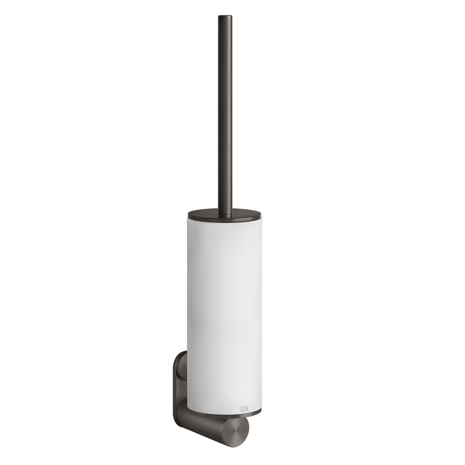 Gessi 316Accessoires WC-Bürstengarnitur Wandmodell, Glas hell