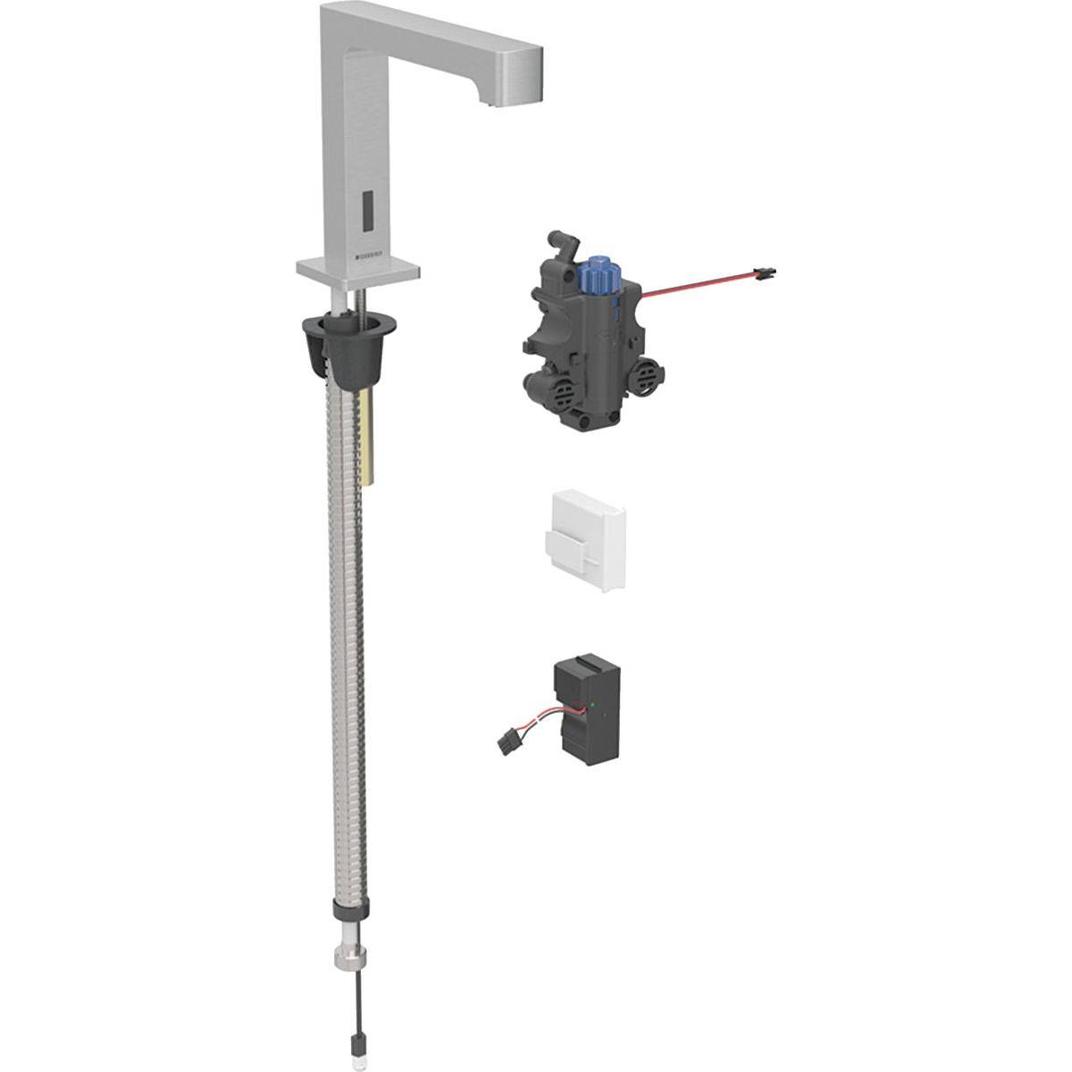 Geberit Brenta Waschtischarmatur zur Standmontage, Netzbetrieb, für UP-Funktionsbox, mit Mischer