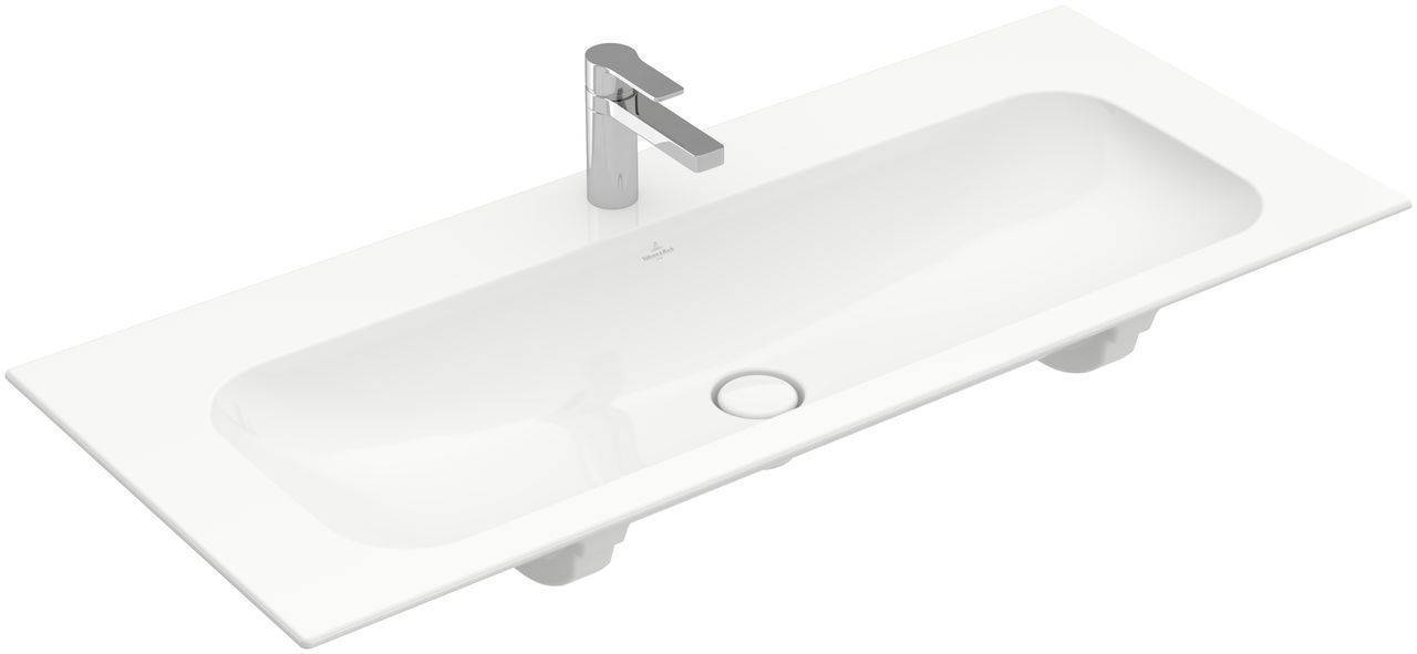 Finion cabinet washbasin with tap hole, without overflow, 1200 x 500mm