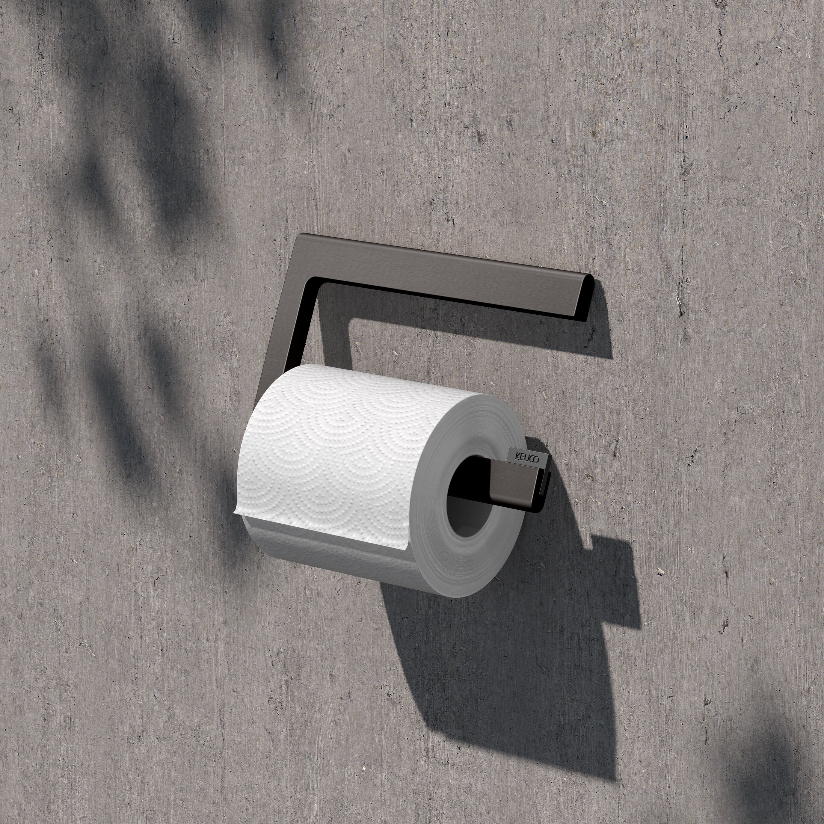 Edition 400 Toilettenpapierhalter offene Form, für Rollenbreite bis zu 120 mm