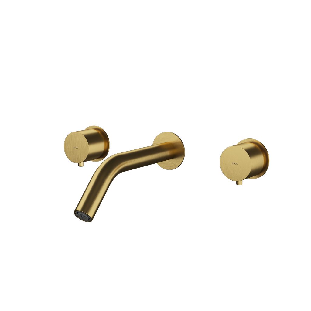 MGS MILANO Minimal MB287 Dreiloch-Waschtisch Wandarmatur