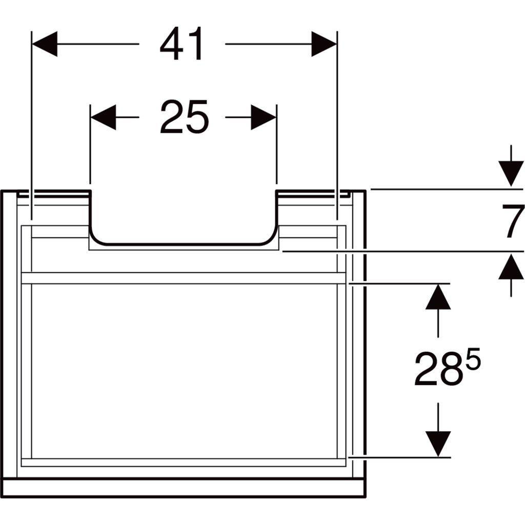 501904001_03 Renova Plan Unterschrank für Waschtisch, für Waschtisch 55cm
