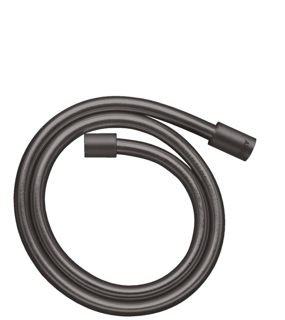 Starck metal effect shower hose 1250mm, cylindrical on both sides