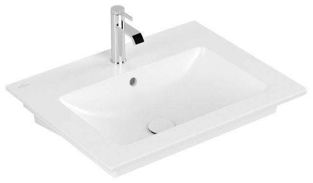Venticello Waschtisch  650x505mm stone white CeramicPlus
