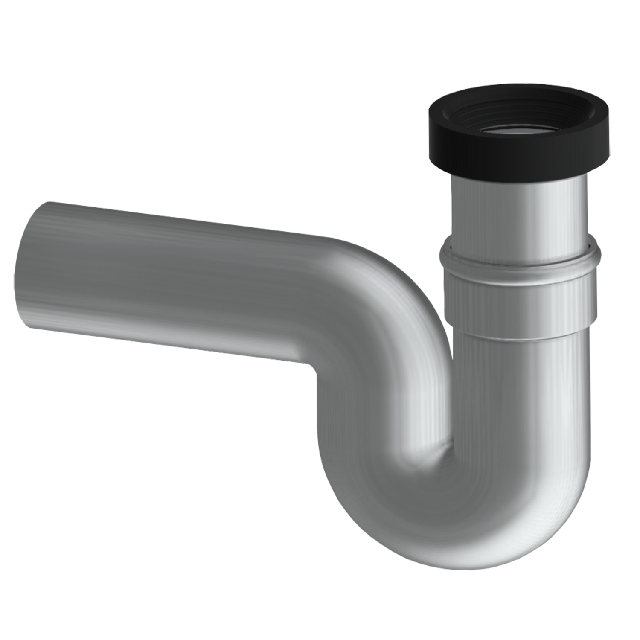 Siphon, Abgang waagerecht