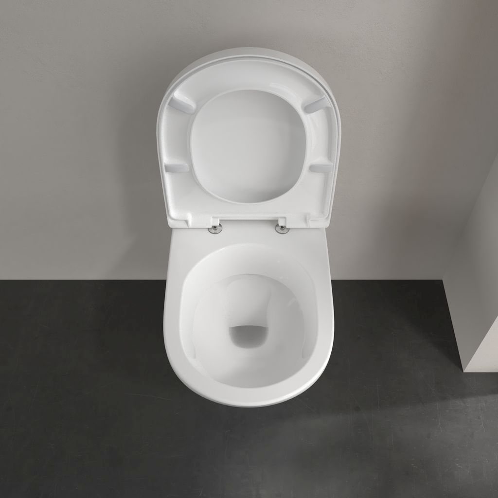 O.Novo Combi-Pack Wand-Tiefspül-WC  mit WC Sitz