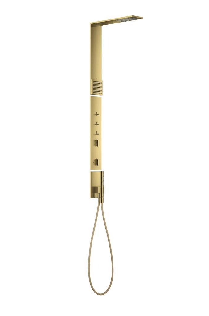 ShowerComposition shower panel with thermostat, shower head 110/220 1 spray type and shoulder shower