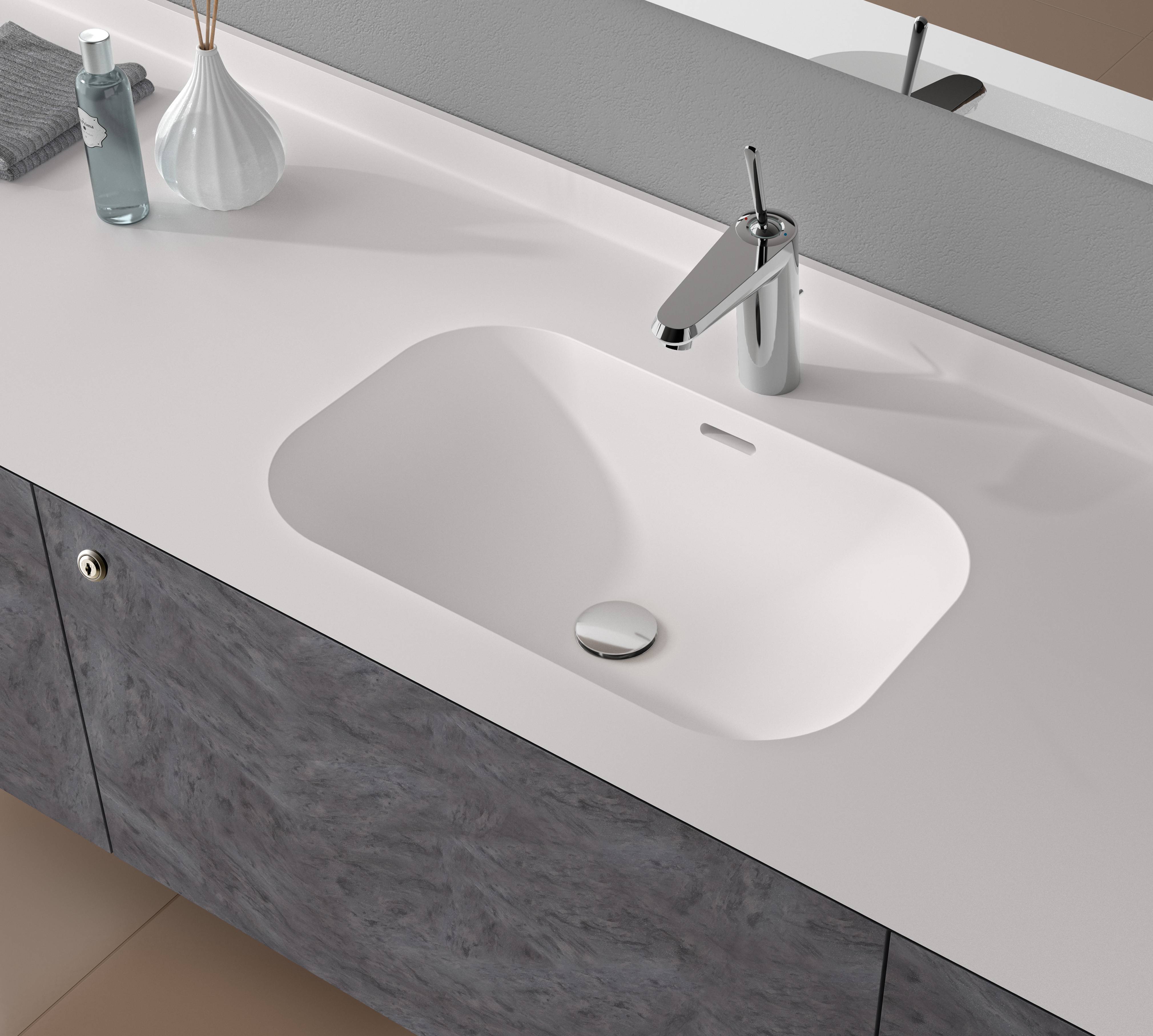 HASENKOPF Miraklon Unterbaubecken – softe Formen FXS10 500 x 320 x 110mm