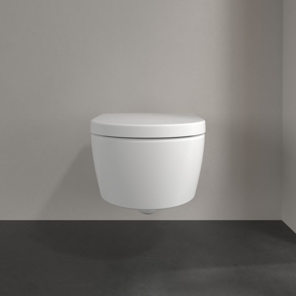 5656HRRW_001 Avento Combi-Pack wall-hung WC without flush rim, seat with QuickRelease and SoftClose