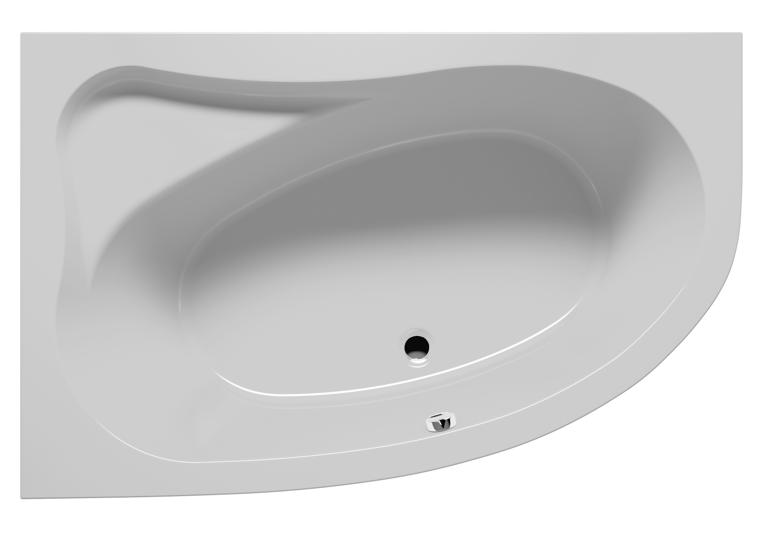 Lyra Einbau-Badewanne 140 x 90cm