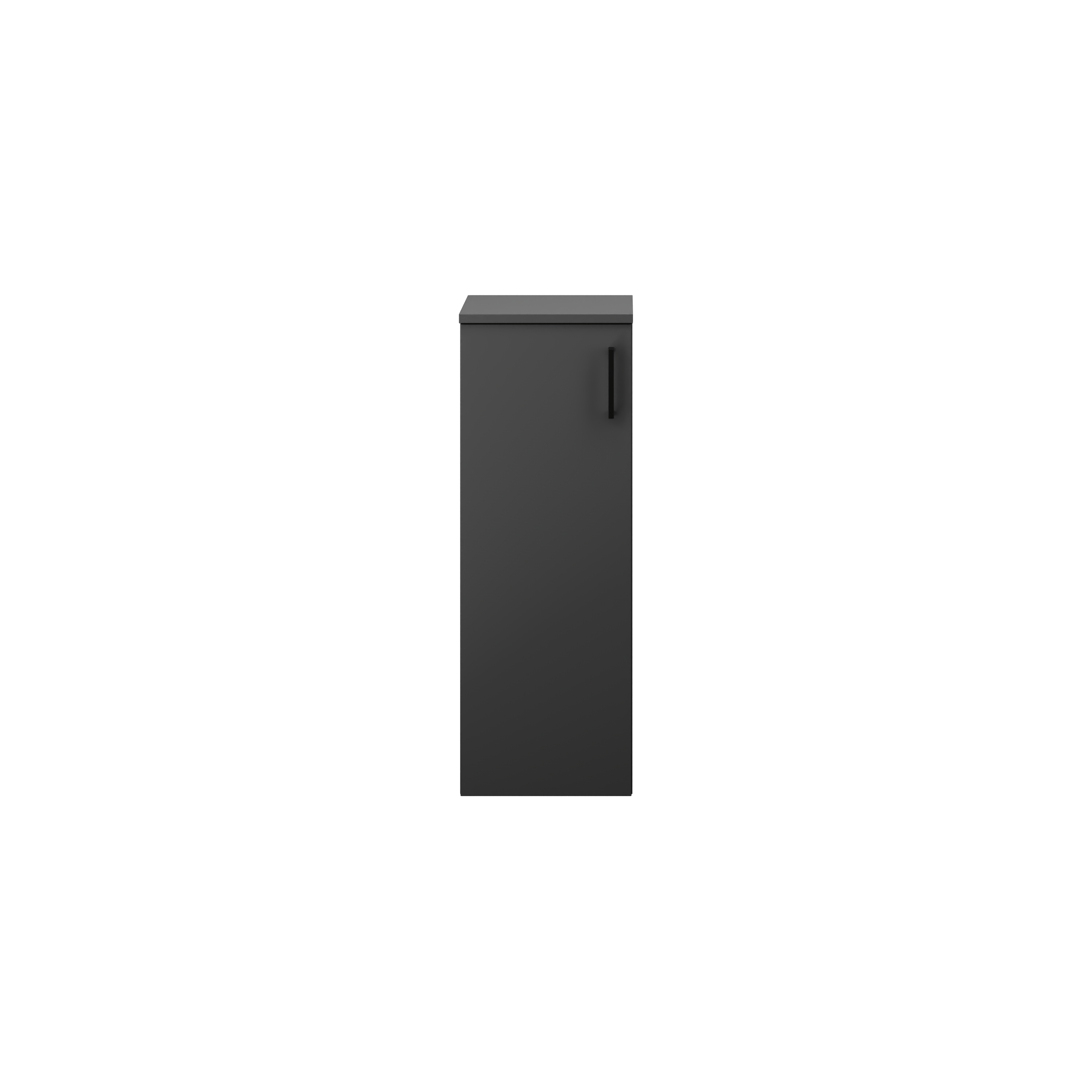 burgbad Eqio Halbhochschrank 960x350x320 Dunkelgrau Matt