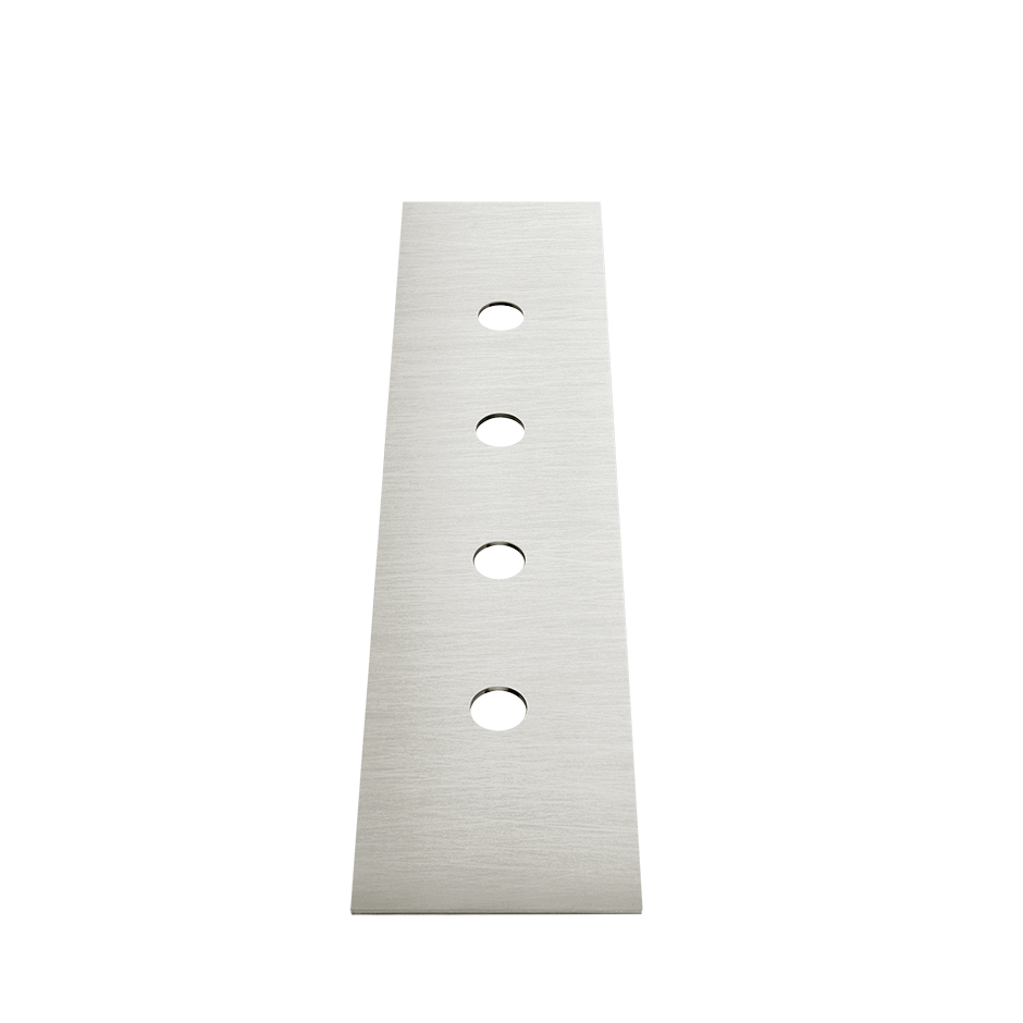 Gessi 4-Loch Dekor-Platte für Secur Box