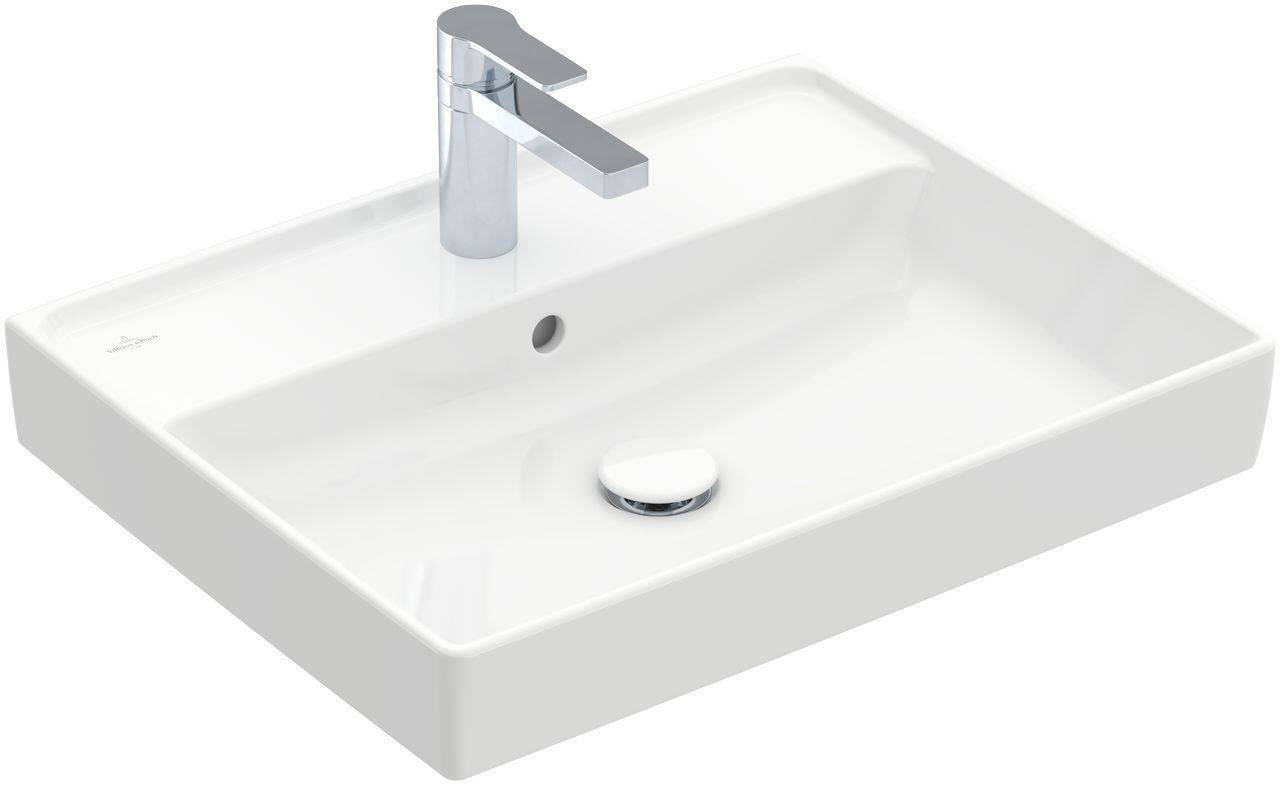 Collaro Waschtisch 600 x 470mm 1 Hahnloch, mit Überlauf