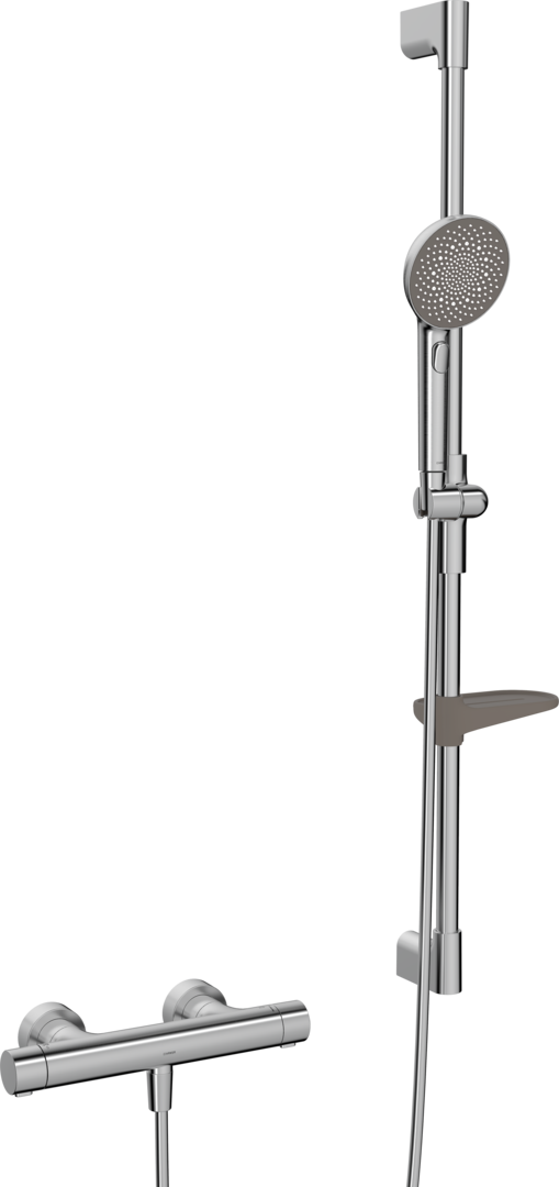 Hansa Prisma Brausebatterie mit Brausegarnitur
