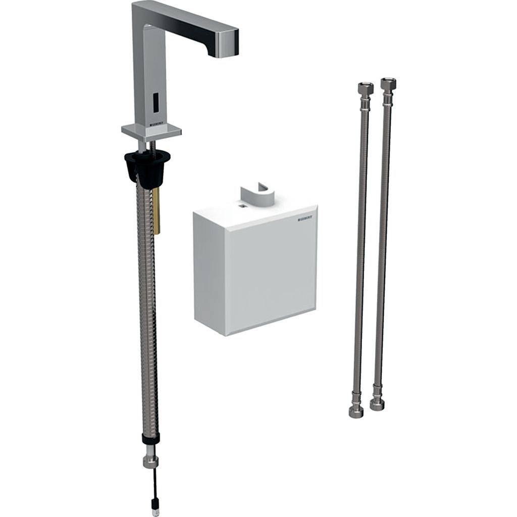 Brenta Waschtischarmatur zur Standmontage, Batteriebetrieb, mit AP-Funktionsbox, mit Mischer