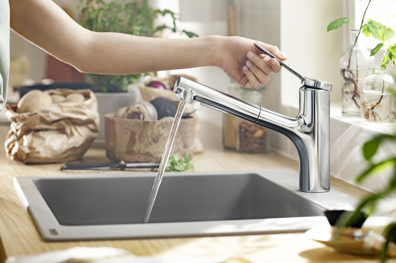 Spültischmischer 150 Zesis M33  Eco Ausziehbrause 2jet