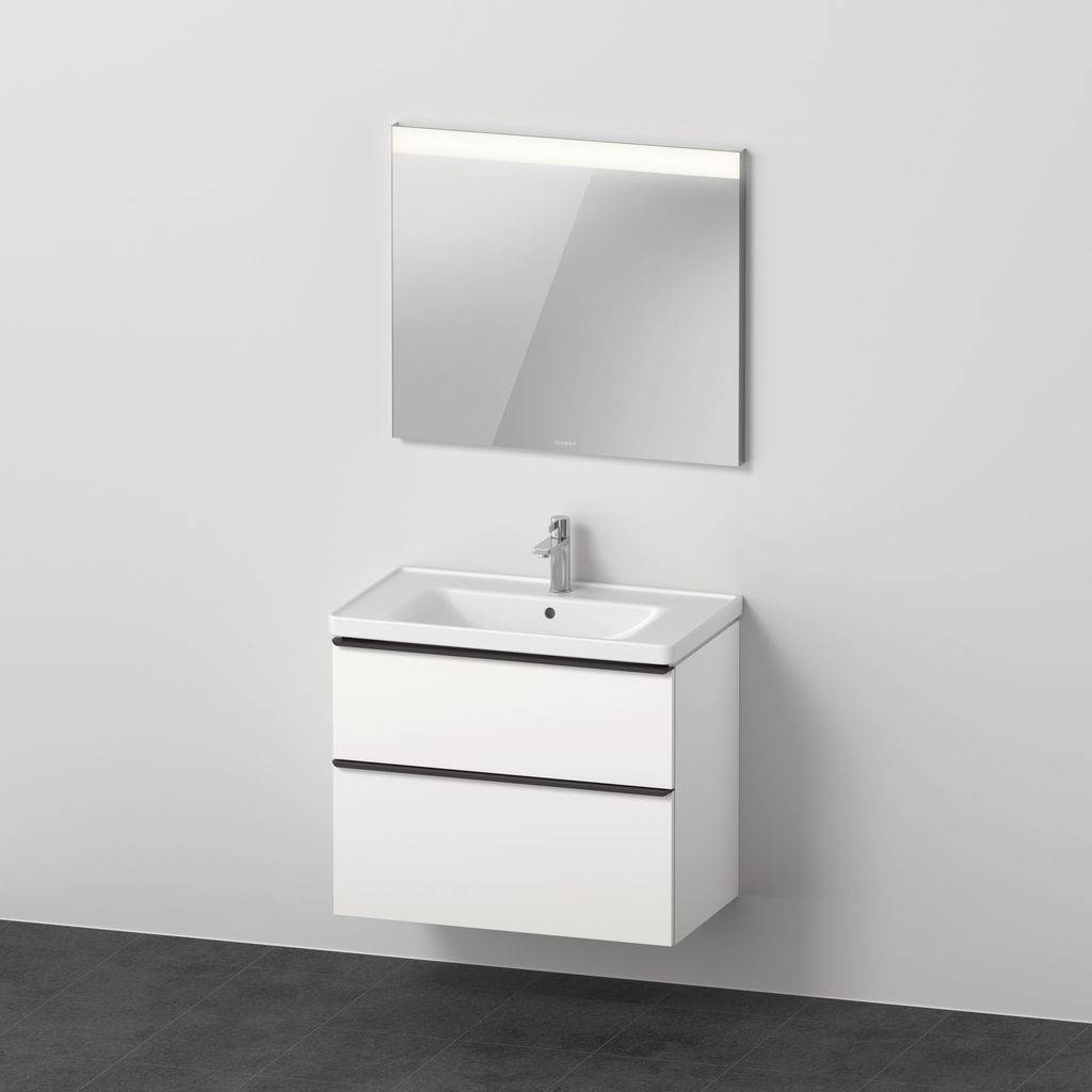 Duravit D-Neo Möbel-Set wandhängend, mit eckigem Spiegel, 800x480x2000 mm