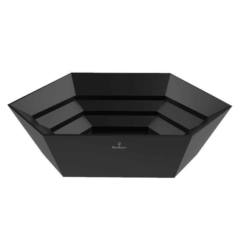Tonino Lamborghini VISION CONCEPT Aufsatzwaschtisch Schwarz matt / schwarz matt