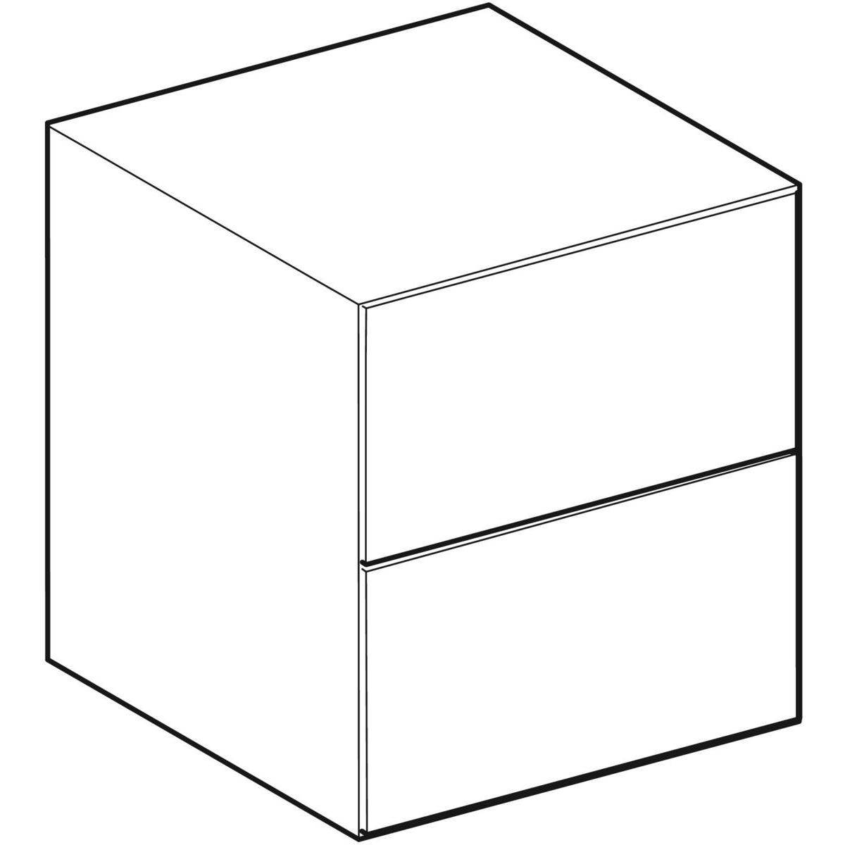 ONE side cabinet, 2 drawers