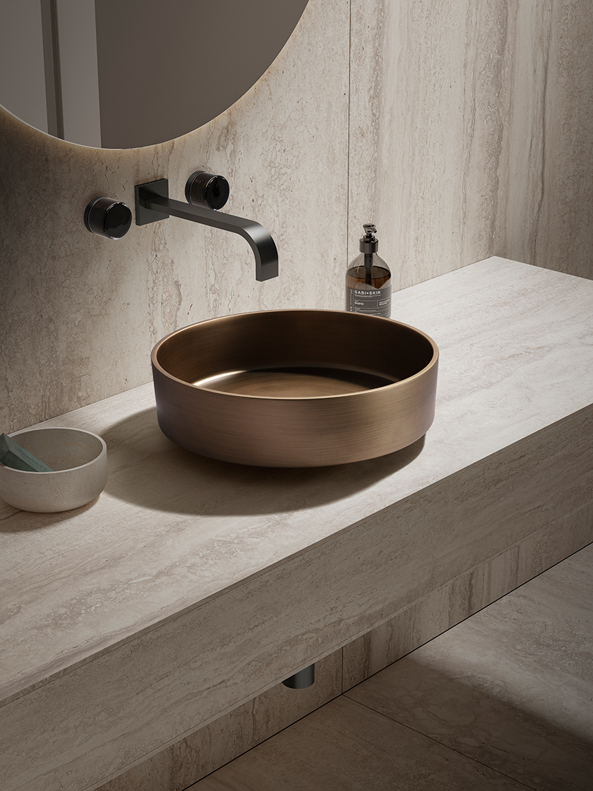 Glassdesign RHO Aufsatzwaschtisch PERT mit AntiScratch