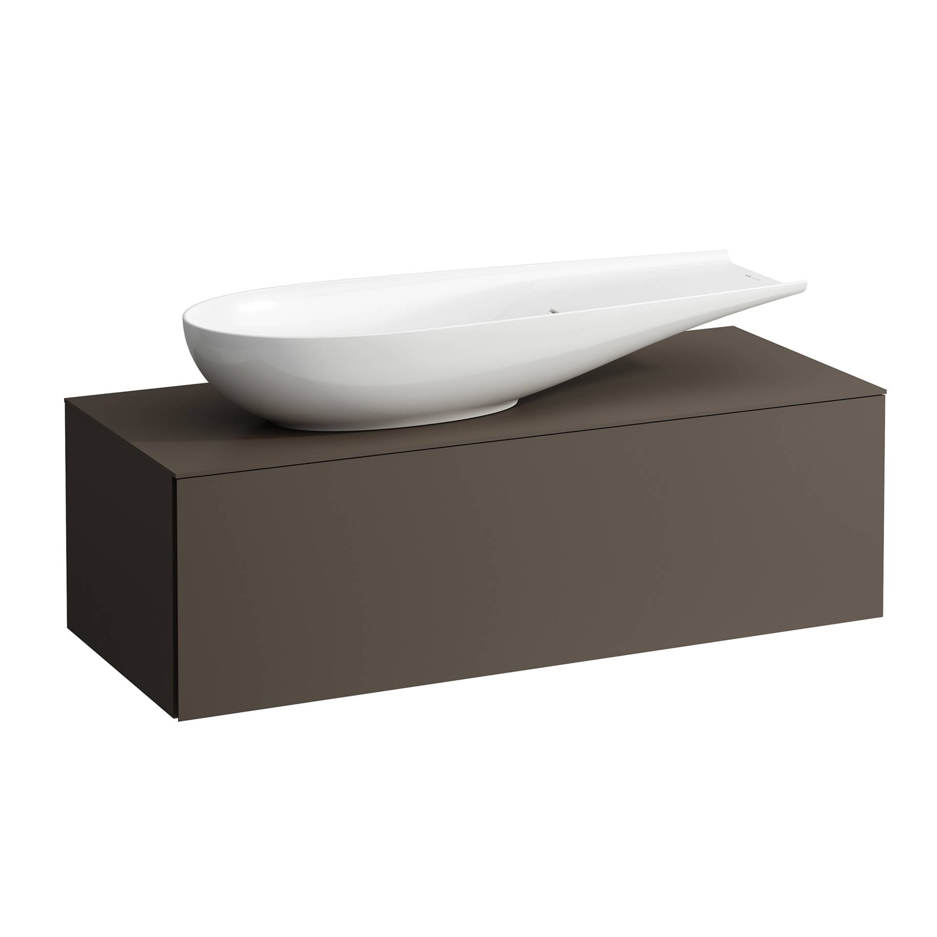 LAUFEN IlbagnoAlessi Waschtischunterschrank 120cm Dunkelbraun