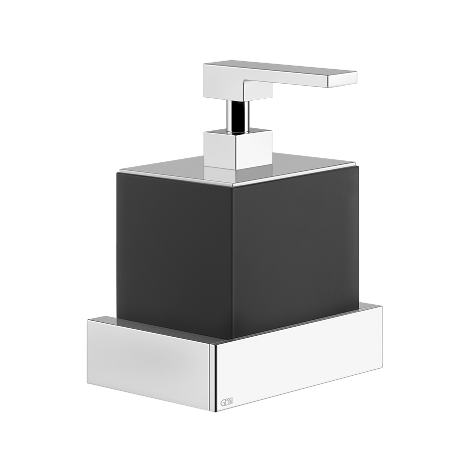 Gessi Rettangolo Wand-Seifenspender Behälter schwarz