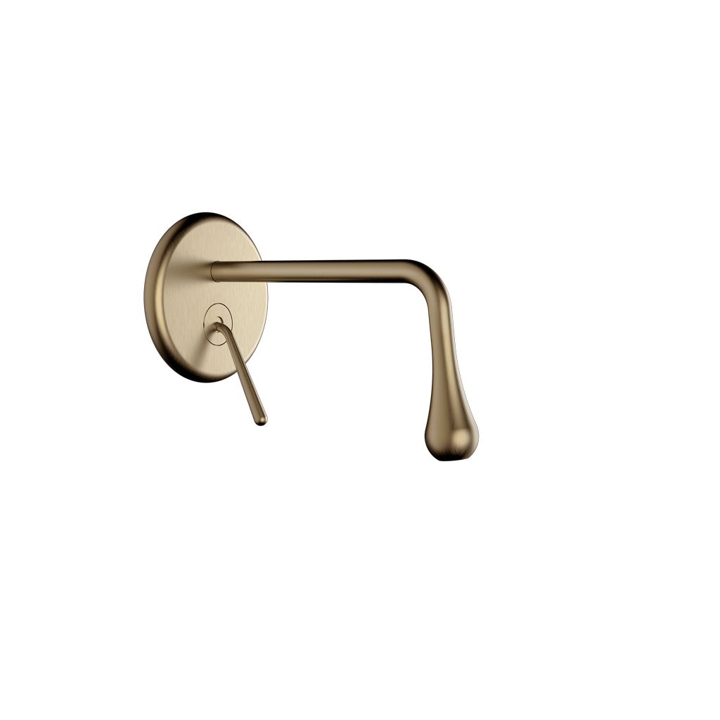 Gessi Goccia Unterputz-Einhebelmischer Deep bronze gebürstet PVD