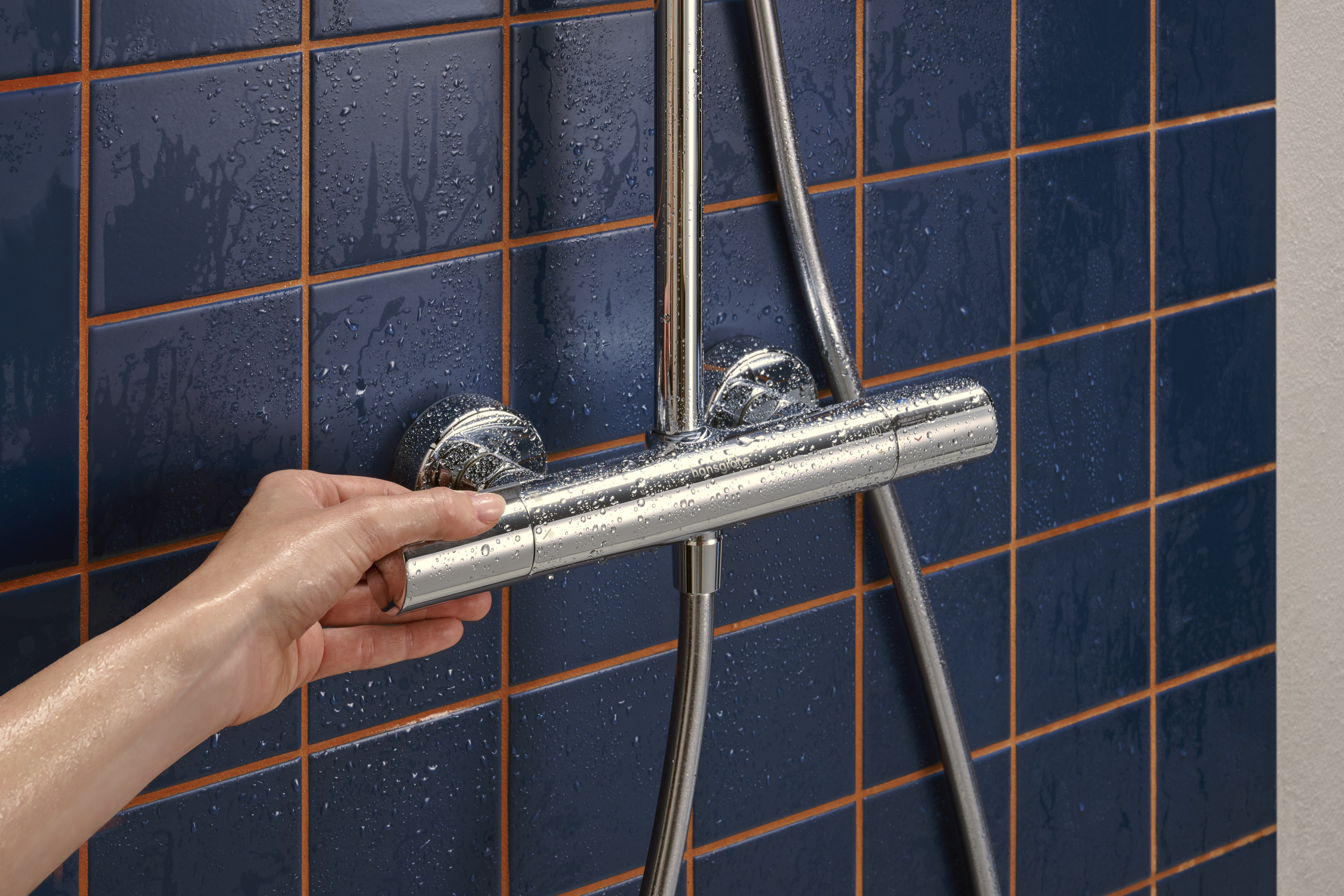 Activera S Duschsystem 240 1 Strahlart  wassersparend mit Ecostat Fine Varia