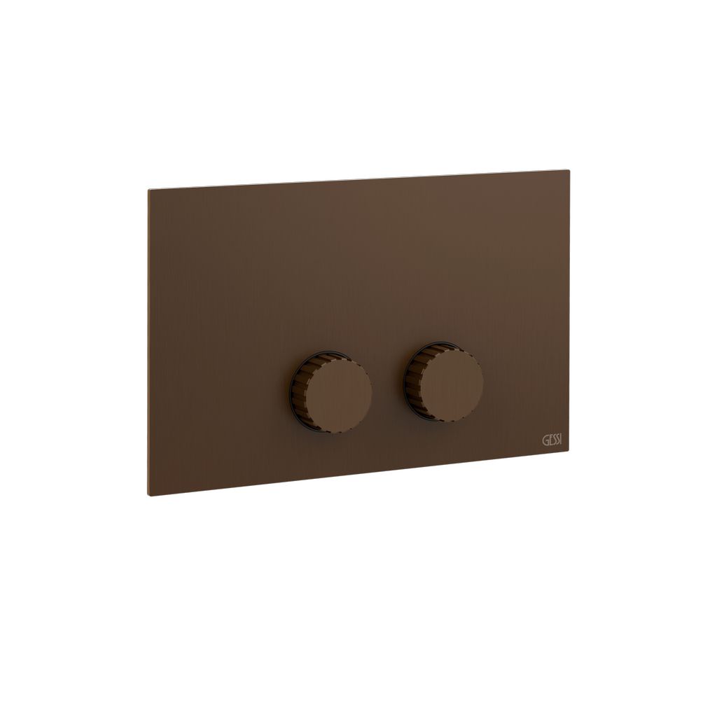 Gessi Incastri WC-Betätigungsplatte für Geberit Sigma, dark bronze