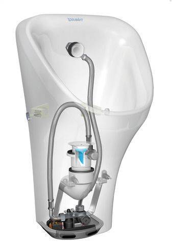 DuraStyle Urinal, Zulauf von hinten