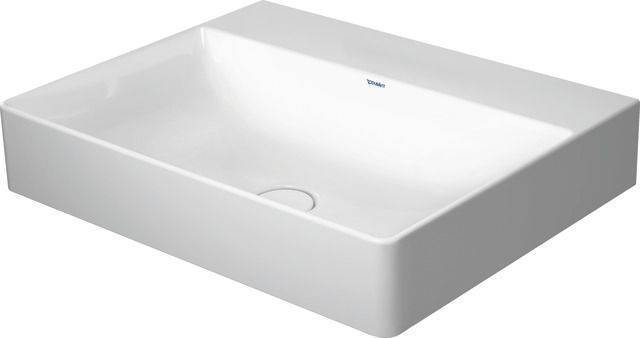 DuraSquare Waschtisch geschliffen 600 x 470mm, ohne Hahnloch