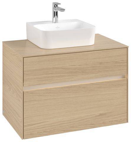 Villeroy & Boch Collaro Waschtischunterschrank 800 x 500 x 548mm, mit LED Beleuchtung