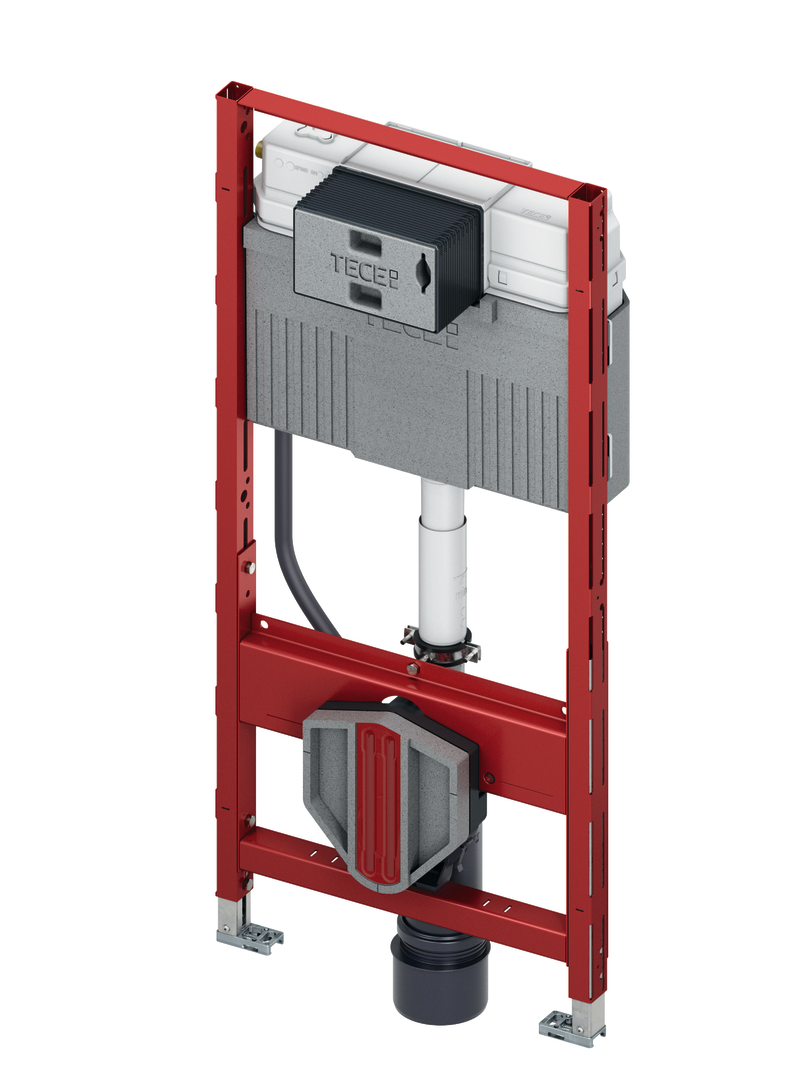 TECEprofil WC-Vorwandelement mit Uni-Spülkasten,  höhenverstellbar 1120 mm