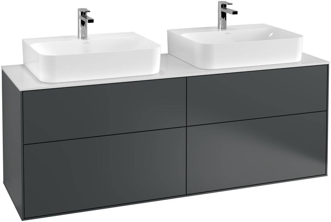 Villeroy & Boch Finion Waschtischunterschrank 1600 x 603 x 501mm, Abdeckplatte weiß matt